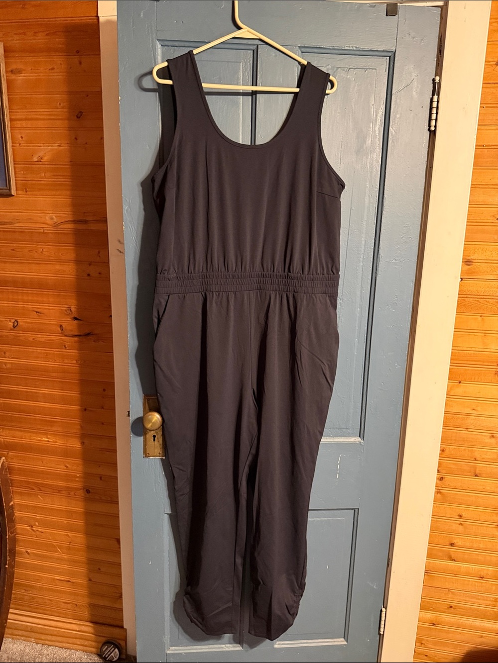 Soma Black Sleeveless Scoop Neck jumpsuit